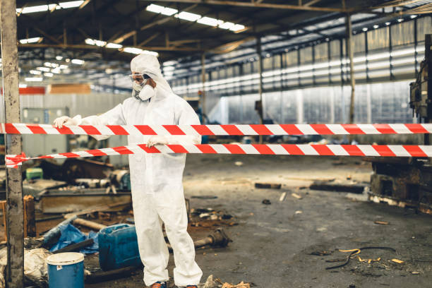 Professional Biohazard technician working in Coulterville, IL